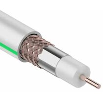 Кабель коаксиальный SAT 703B, 75Ом, Cu/ Al/ Cu, 75%, ,бух.50м., Внутренний, белый Rexant (01-2431-50)