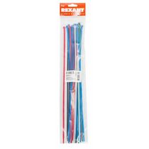 Стяжка кабельная нейлоновая 400x4,8мм, набор 5 цветов (25 шт/ уп) Rexant (07-0408-25)