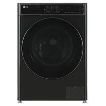 Стиральная машина с паром LG F2T9FW9P черный, 9 кг, инвертор, дисплей -да, глубина - 47.5 см, 1200 об/ мин