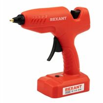 Пистолет клеевой, 60Вт, Ø11мм, Эксперт, аккумуляторный, коробка, Rexant (12-1553)