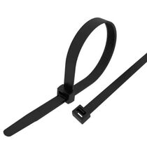 Стяжка кабельная нейлоновая 200x4,8мм, черная (100 шт/ уп) ProConnect (57-0201-5) кратность заказа 10 уп.