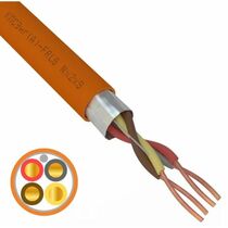 Кабель огнестойкий КПСЭнг(А)-FRLS 2x2x0,75мм², Rexant (01-4910-1) кратность заказа 200 м