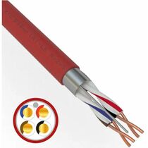 Кабель для пожарной сигнализации КПСВЭВнг(А)-LS 2x2x0,50мм², Rexant (01-4865-1) кратность заказа 200 м