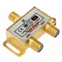 Делитель ТВх2 под F-разъем, 5-1000МГц, Gold (3 F-разъема в комплекте) Rexant (05-6101-1)