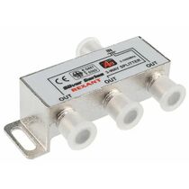 Делитель ТВх3 под F-разъем, 5-1000МГц, Silver (4 F-разъема в комплекте) Rexant (05-6102)