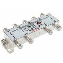 Делитель ТВх8 под F-разъем, 5-1000МГц, Silver (9 F-разъемов в комплекте) Rexant (05-6105)