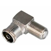 Переходник угловой гнездо F – гнездо TV Rexant (05-4312) кратность заказа 10 шт