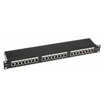Панель коммутационная 19", 1U, 24 порта, STP, RJ-45, CAT 5e Rexant (02-0041)