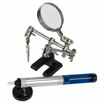 Набор К22 для пайки вспомогательный (держатель Третья рука, подставка, экстрактор) Rexant (09-3762)