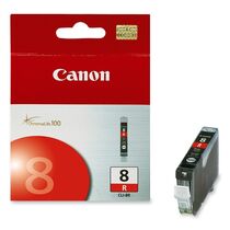 Картридж: Canon CLI-8R (red), 13 мл [для Canon PIXMA 6500, Pro 6000, Pro 9000, Pro 9000 Mark II] (0626B001)