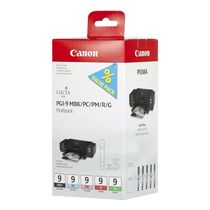 Картридж: Canon PGI-9 MBK/ PC/ PM/ R/ G Multipack набор, 5 шт [для Canon Pro 9500, Pro 9500 Mark II] (1033B013)