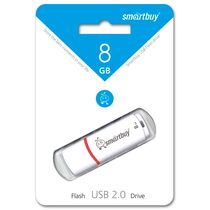 Флеш-накопитель Smartbuy 8Gb USB2.0 Crown Белый (SB8GBCRW-W)
