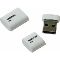 Smartbuy 8G USB 2.0 LARA White (SB8GBLara-W)
