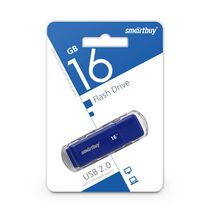 Флеш-накопитель Smartbuy 16Gb USB2.0 Dock Синий (SB16GBDK-B)