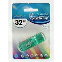 Флеш-накопитель Smartbuy 32Gb USB2.0 Glossy Зеленый (SB32GBGS-G)