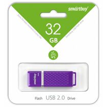 Флеш-накопитель Smartbuy 32Gb USB2.0 Quartz Фиолетовый (SB32GBQZ-V)