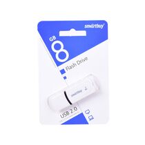 Флеш-накопитель Smartbuy 8Gb USB2.0 Paean Белый (SB8GBPN-W)