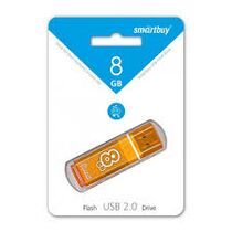 Флеш-накопитель Smartbuy 8Gb USB2.0 Glossy Оранжевый (SB8GBGS-Or)