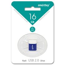 Флеш-накопитель Smartbuy 16Gb USB2.0 LARA Голубой (SB16GBLARA-B)