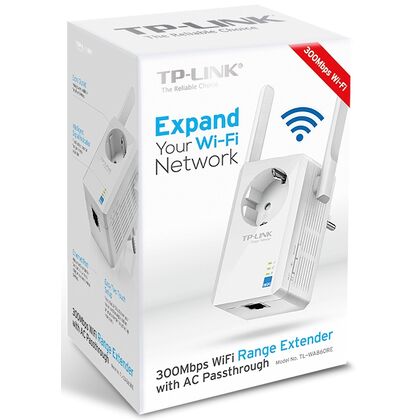 Точка доступа TP-Link TL-WA860RE [2.4GHz, 802.11b/ g/ n, 1x10/ 100/ 1000Mbps]