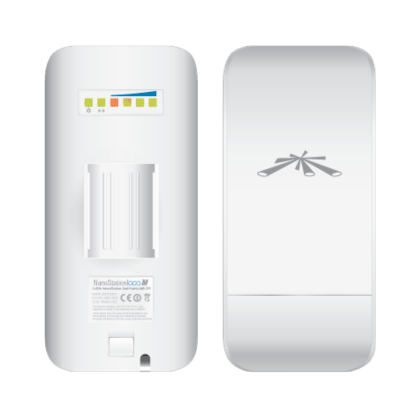 Точка доступа внешняя Ubiquiti Nanostation M2 loco [2.4GHz, 802.11b/ g/ n, 1x10/ 100Mbps, PoE]