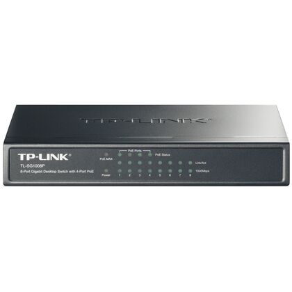 Сетевой коммутатор 8port: TP-Link TL-SG1008P