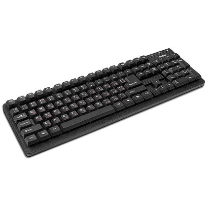 Клавиатура мембранная Sven Standard 301, USB, черный (SV-0310301PUB)