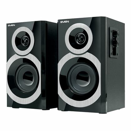 Акустическая система Sven 2.0 SPS-619 20W, mini Jack 3.5 мм, черный (SV-011277)
