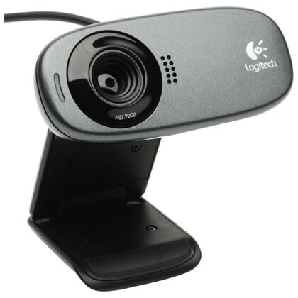 Web-камера Logitech C310 5 Мп, микрофон, черный (960-001065)