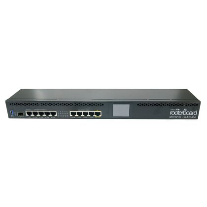 Маршрутизатор: Mikrotik RouterBoard RB3011UiAS-RM [10x 10/ 100/ 1000, 1x SFP,USB, 802.03af, RouterOS lvl 5]