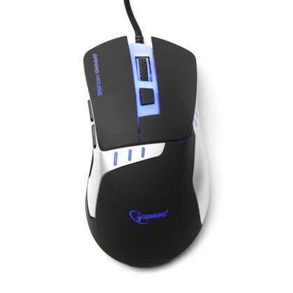 Мышь Gembird MG-520 игровая, оптическая, проводная, USB, черный (MG-520)