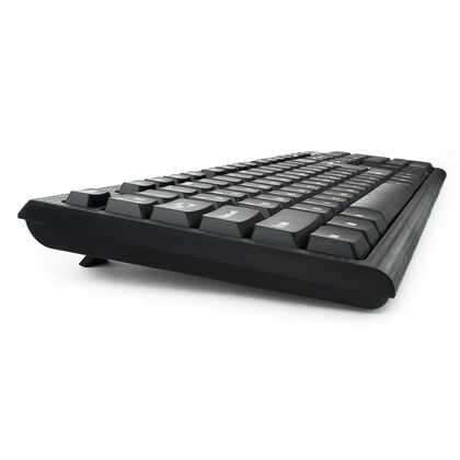 Клавиатура Гарнизон GK-120, проводная, классическая, USB, черный (GK-120)