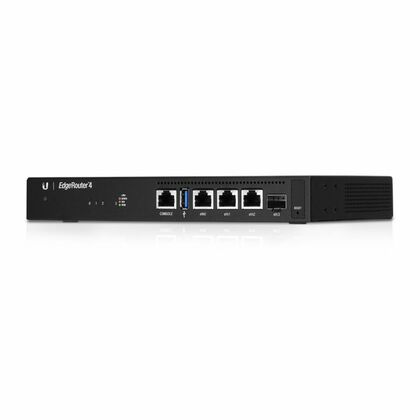 Маршрутизатор: Ubiquiti EdgeRouter 4 [3x10/ 100/ 1000Mbps, EdgeOS]