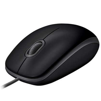 Мышь Logitech B110 Silent проводная, черный, USB,  оптическая (910-005508)