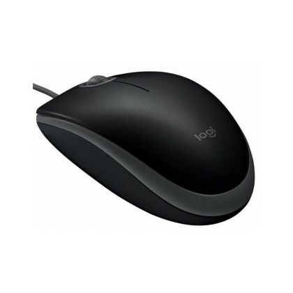 Мышь Logitech B110 Silent проводная, черный, USB,  оптическая (910-005508)