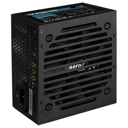Блок питания 400 Вт AeroCool VX Plus 400W (20+4 pin,1*6+2pin, 2*Molex, 2*Sata, 120 мм)