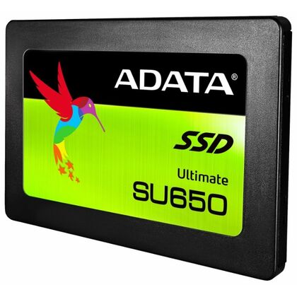 Твердотельный накопитель SSD 2.5"  SATA: 480 ГБ TLC AData Ultimate SU650 [Скорость чтения/ записи: 520 МБ/ с/ 450 МБ/ с] ASU650SS-480GT-R