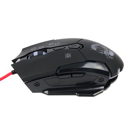 Мышь Defender Killer GM-170L проводная, черный, USB,  оптическая , игровая (52170)