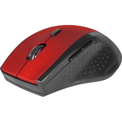 Мышь Defender Accura MM-365 беспроводная, красный, Радио USB,  оптическая (52367)
