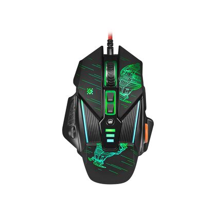 Мышь Defender sTarx GM-390L проводная, черный, USB,  оптическая , игровая (52390)