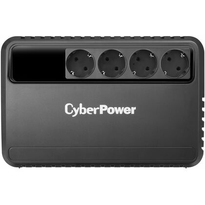ИБП CyberPower BU850E 850 ВА/ 425 Вт, 4*Schuko (Euro), AVR,( Аккумулятор 12 V/ 7,2 Ah*1)