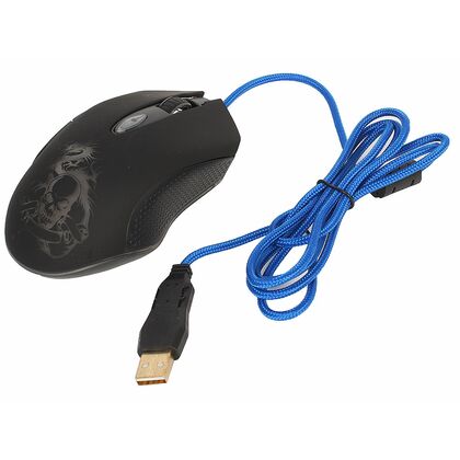 Мышь Defender Sky Dragon GM-090L проводная, черный, USB,  оптическая , игровая (52090)