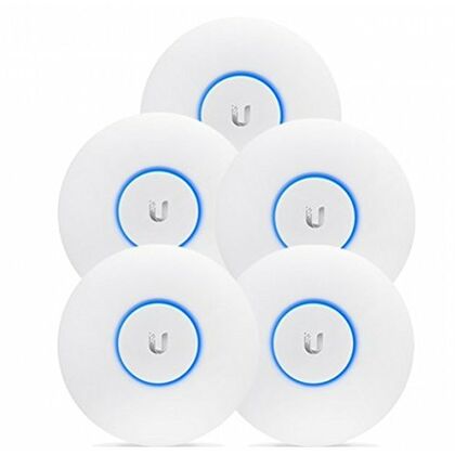 Точка доступа внешняя Ubiquiti UniFi AP AC Pro (5-pack) [2.4+5GHz, MIMO 3x3, 802.11a/ b/ g/ n/ ac, 2x1000Mbps, 802.3af/ at]