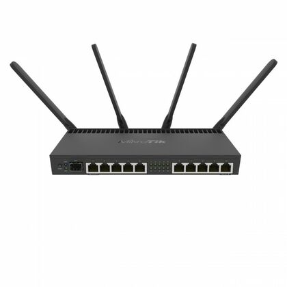 Маршрутизатор: Mikrotik RouterBoard RB4011iGS+5HacQ2HnD-IN [10x 10/ 100/ 1000, 1x SFP, 802.11a/ b/ g/ n/ ac, RouterOS lvl 5]