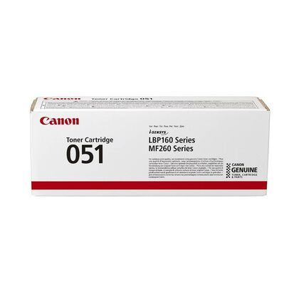 Картридж Canon 051 Bk 1700стр  [для Canon MF 264dw/ 267dw/ 269dw, LBP162dw] (2168C002)