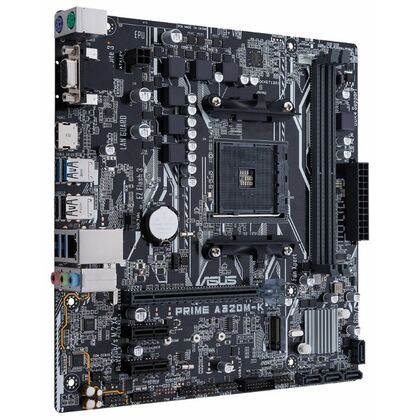 Материнская плата Asus sAM4: PRIME A320M-K [AMD A320, 2*DDR4, 1*PCIEx16, 2*PCIEx1, 4*Sata3, 6 портов*USB3, D-Sub, HDMI, microATX]