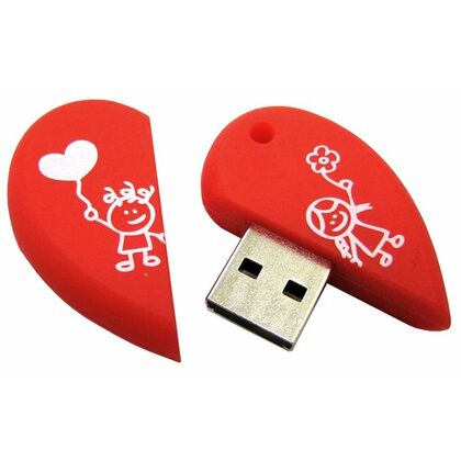 Флеш-накопитель Smartbuy 32Gb USB2.0 Heart Красный (SB32GBHeart)