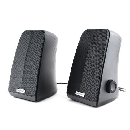 Акустическая система Gembird 2.0 SPK-505 10W, mini Jack 3.5 мм, черный (SPK-505)