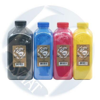 Тонер Ricoh MP C2003/ 2503/ 2011 банка 190г Cyan БУЛАТ s-Line(EARCMP2003100)