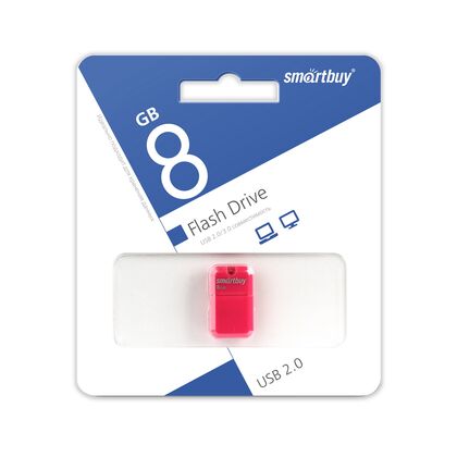 Флеш-накопитель Smartbuy 8Gb USB3.0 Розовый (SB8GBAP)